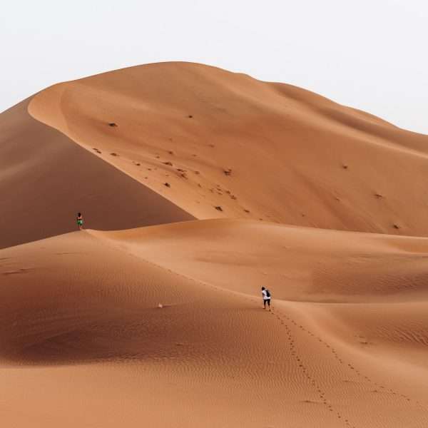 vue sur la plus grande dune du Maroc