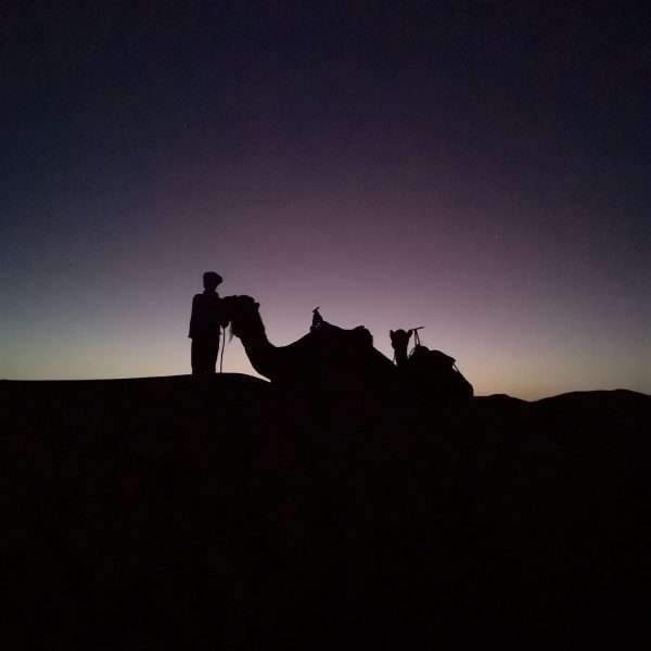 nuit étoilée dans le désert