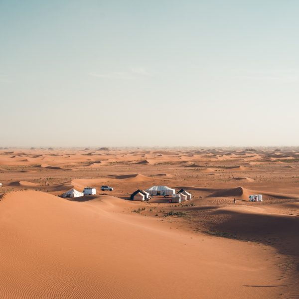 Bivouac au milieu des dunes